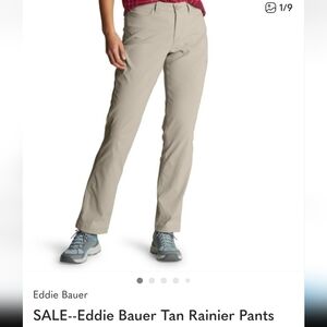 Eddie Bauer Tan Rainier Pants